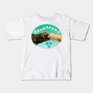 Muriel Loves Bahnahnah (mint color) Kids T-Shirt